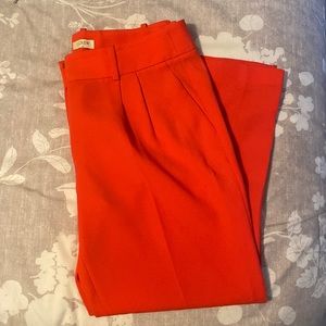 J Crew coral dress pant